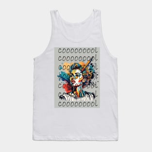 minimalist ink drawing style Tank Top